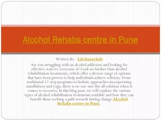 alcohol rehabs centre in pune