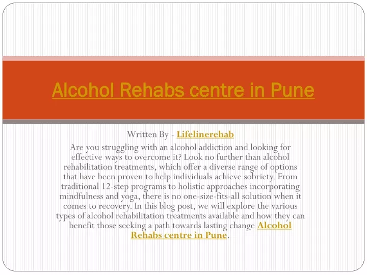 alcohol rehabs centre in pune