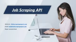job scraping api