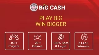 Big Cash Gaming App - Real Money Gaming