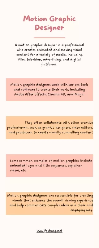 Motion Graphic Designer