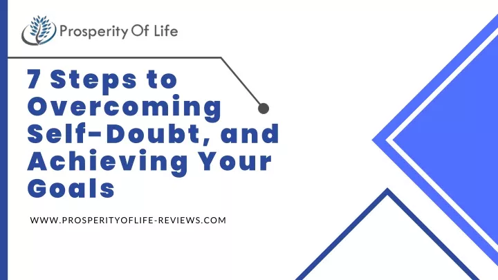 7 steps to overcoming self doubt and achieving