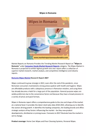 Wipes in Romani pdf file