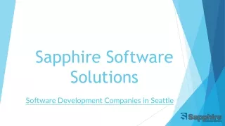 sapphire software solutions