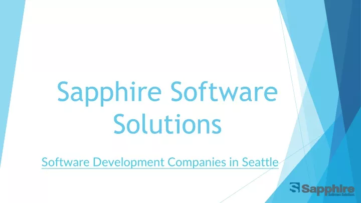 sapphire software solutions