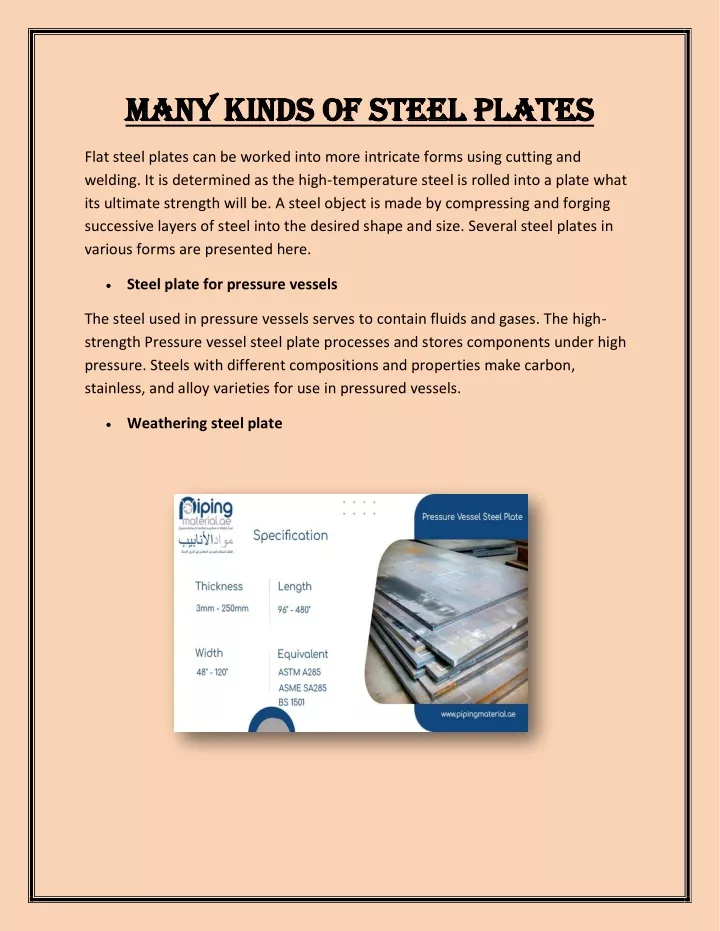 many kinds of steel plates many kinds of steel