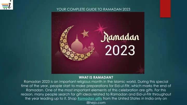 ramadan 2023 powerpoint presentation