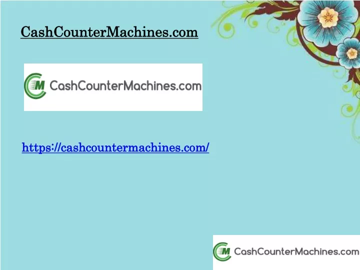 cashcountermachines com