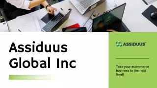 Ecommerce Distribution Services | Assiduus Global Inc