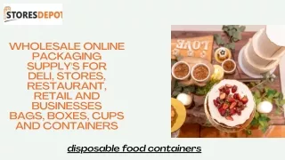 disposable supplies
