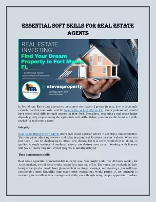 essential soft skills for real estate essential
