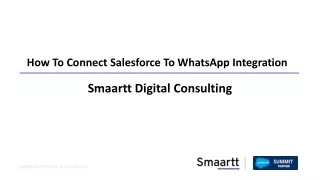 how to connect salesforce to whatsapp integration