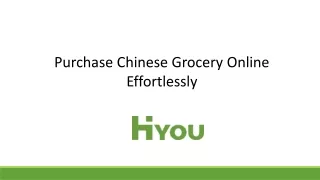 Purchase Chinese Grocery Online Effortlessly