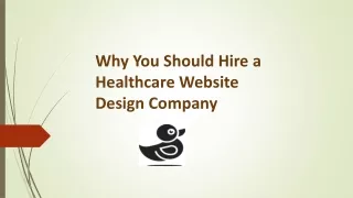 Why You Should Hire a Healthcare Website Design Company 1