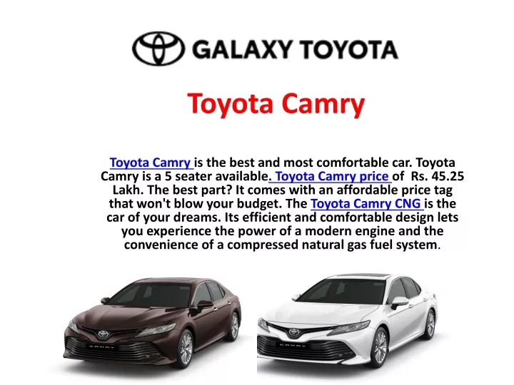 toyota camry