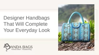 designer handbags that will complete your