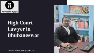 High Court Lawyer in Bhubaneswar1