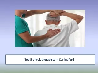 Top 5 physiotherapists in Carlingford