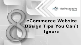 8 eCommerce Website Design Tips You Can’t Ignore