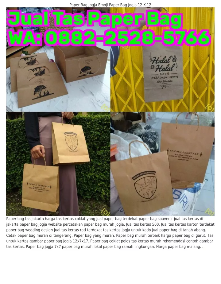 paper bag jogja emoji paper bag jogja 12 x 12