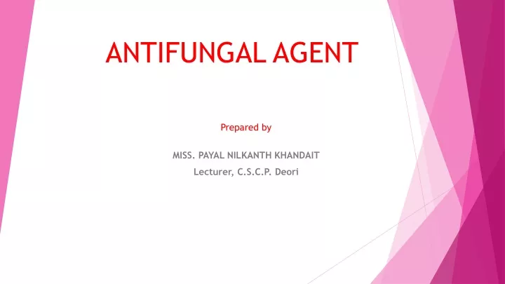 antifungal agent