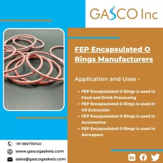 FEP Encapsulated O Rings Manufacturers | Neoprene O Ring Manufacturers | Nitrile
