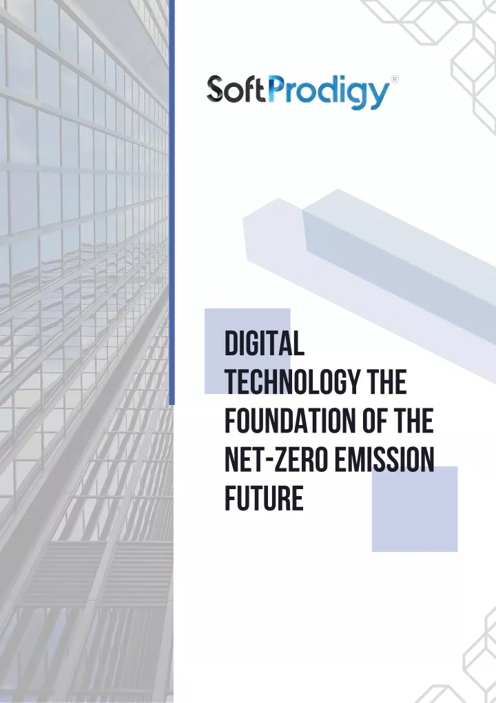 digital technology the foundation of the net zero