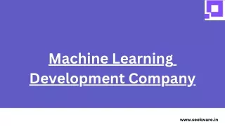 machine learning development company