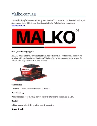 malko com au