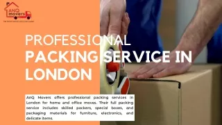 Professional Packing Service in London - AnQ Movers
