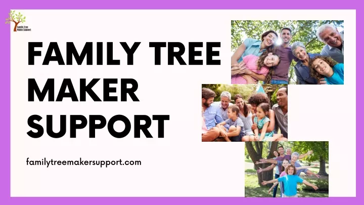 family tree maker support