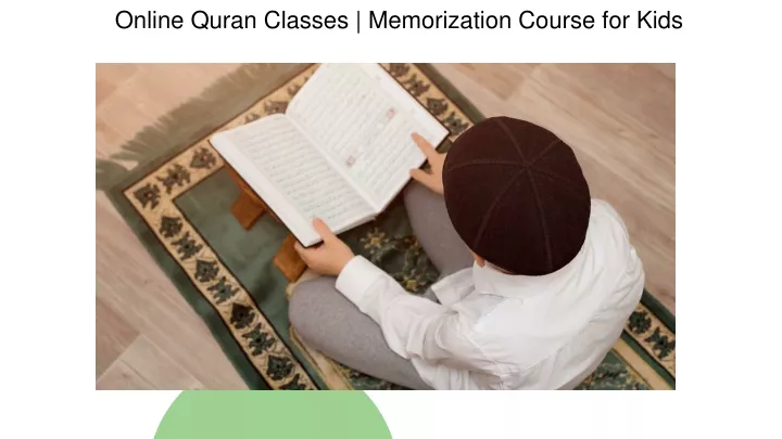 online quran classes memorization course for kids