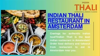 Indian Thali Restaurant in Amsterdam
