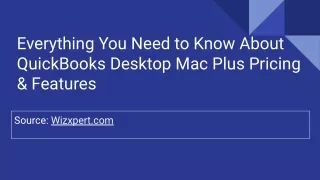 Quickbooks desktop mac plus-pricing & features
