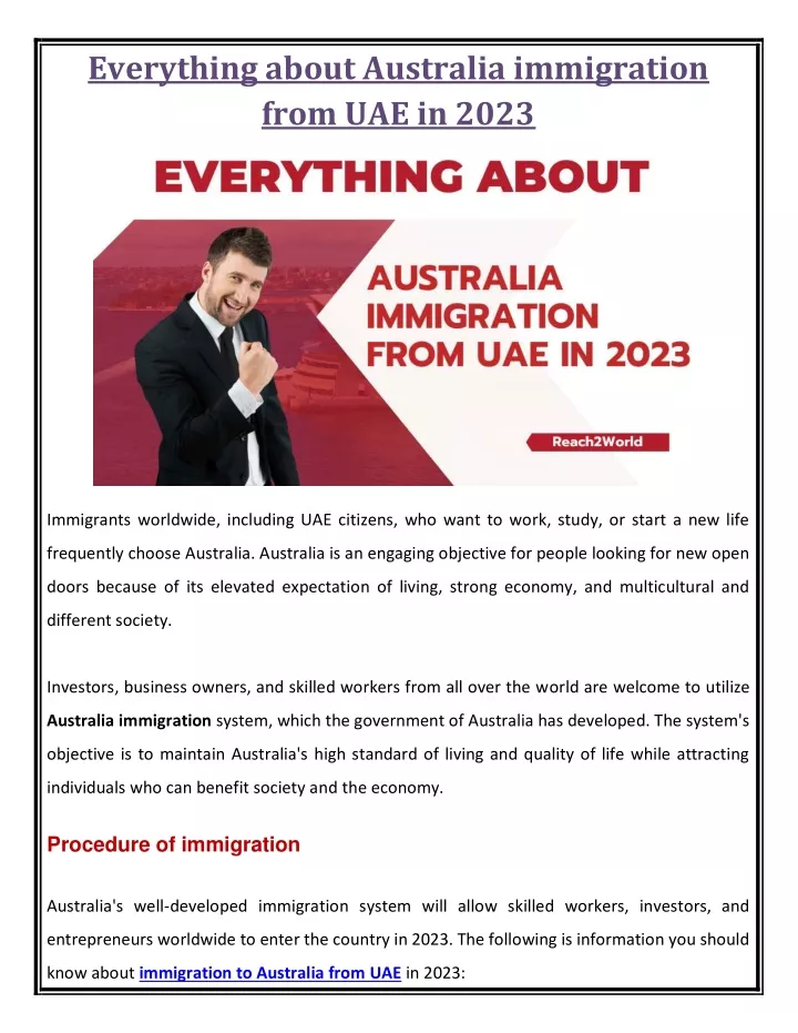 everything about australia immigration from