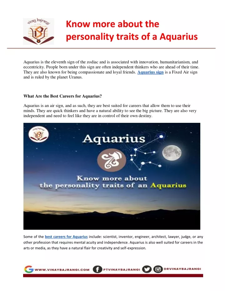 know more about the personality traits