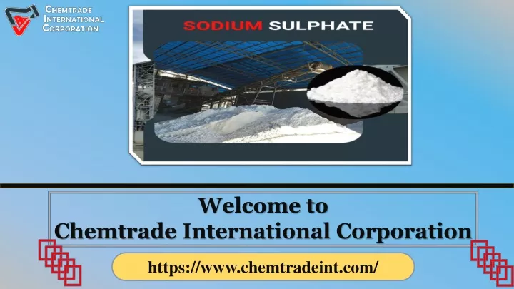 welcom e to chemtrade international corporation