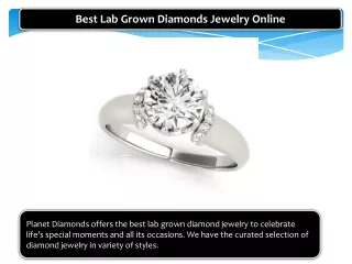 Best Lab Grown Diamonds Jewelry Online - Planet Diamonds