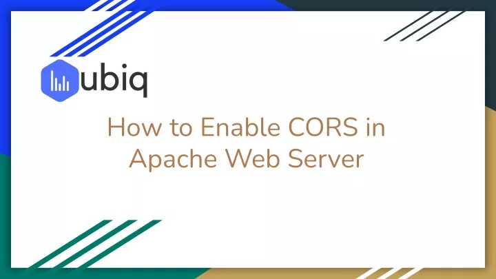how to enable cors in apache web server