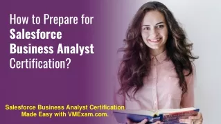 how to prepare for salesforce business analyst