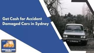 Get Cash for Accident Damaged Cars in Sydney