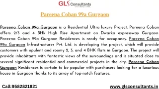 Pareena Coban 99a Gurgaon