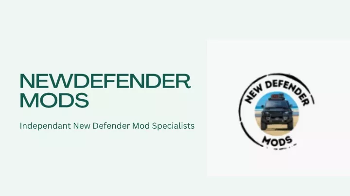 newdefender mods