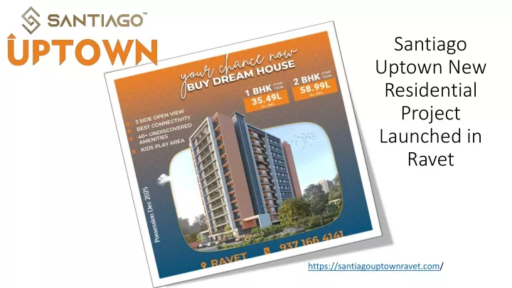 santiago uptown new residential project launched in ravet