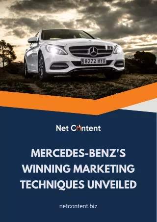 Decoding the Marketing Strategies of Mercedes-Benz