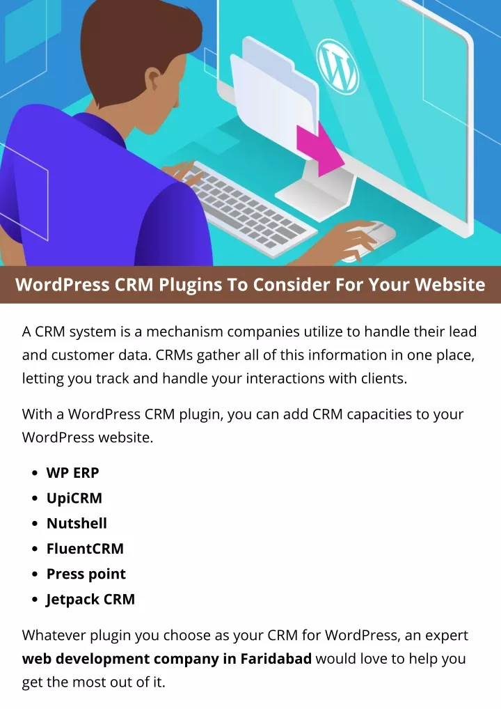 wordpress crm plugins to consider for your website