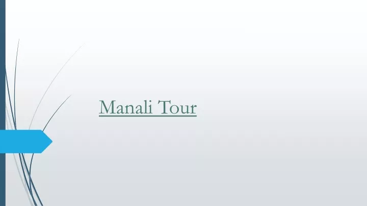 manali tour