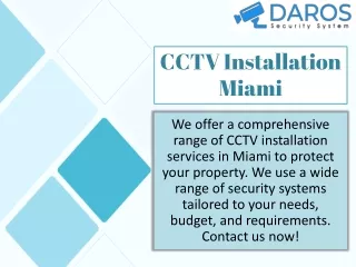 CCTV Installation Miami