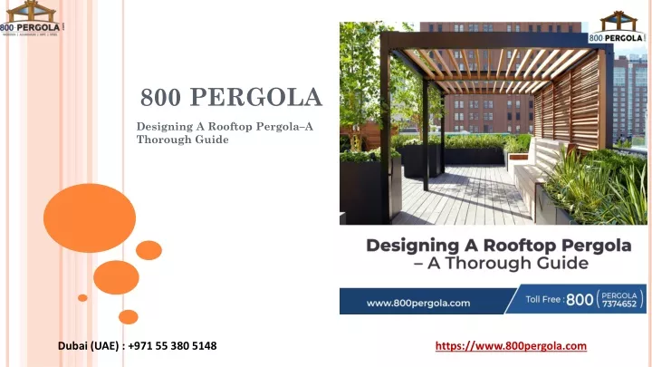 800 pergola