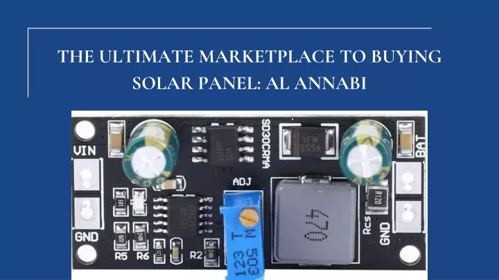 the ultimate marketplace to buying solar panel